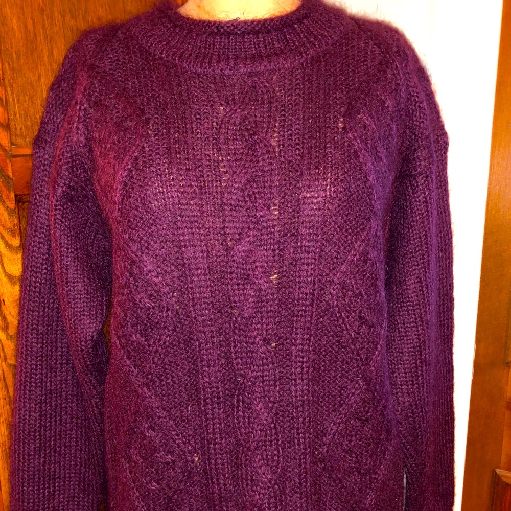 Rampage sweater in beautiful wine/eggplant color